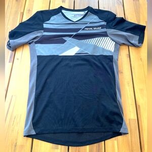 Pearl Izumi Men's Black and Gray Cycling Jersey Shirt Size‎ Medium